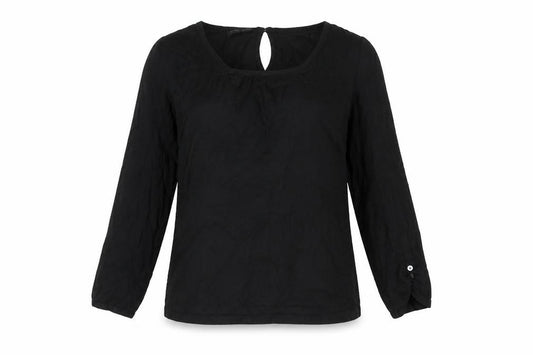 Laura Ashley Women's Black Viscose Knit Pullover Jumper UK 12