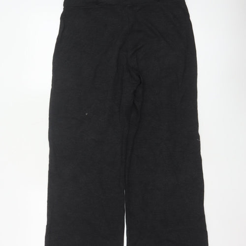 Marks and Spencer Per Una Black Wide-Leg Womens Trousers Size 12