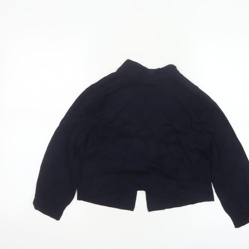 Wallis Petite Women's Blue Open Knit Cardigan Size M