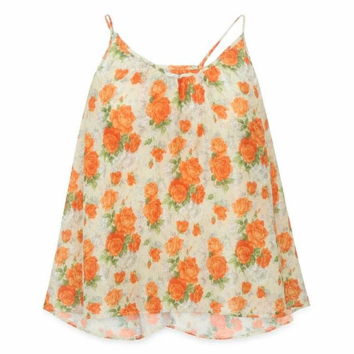 Miss Selfridge Women’s Multicoloured Floral Chiffon Camisole Top Size 12