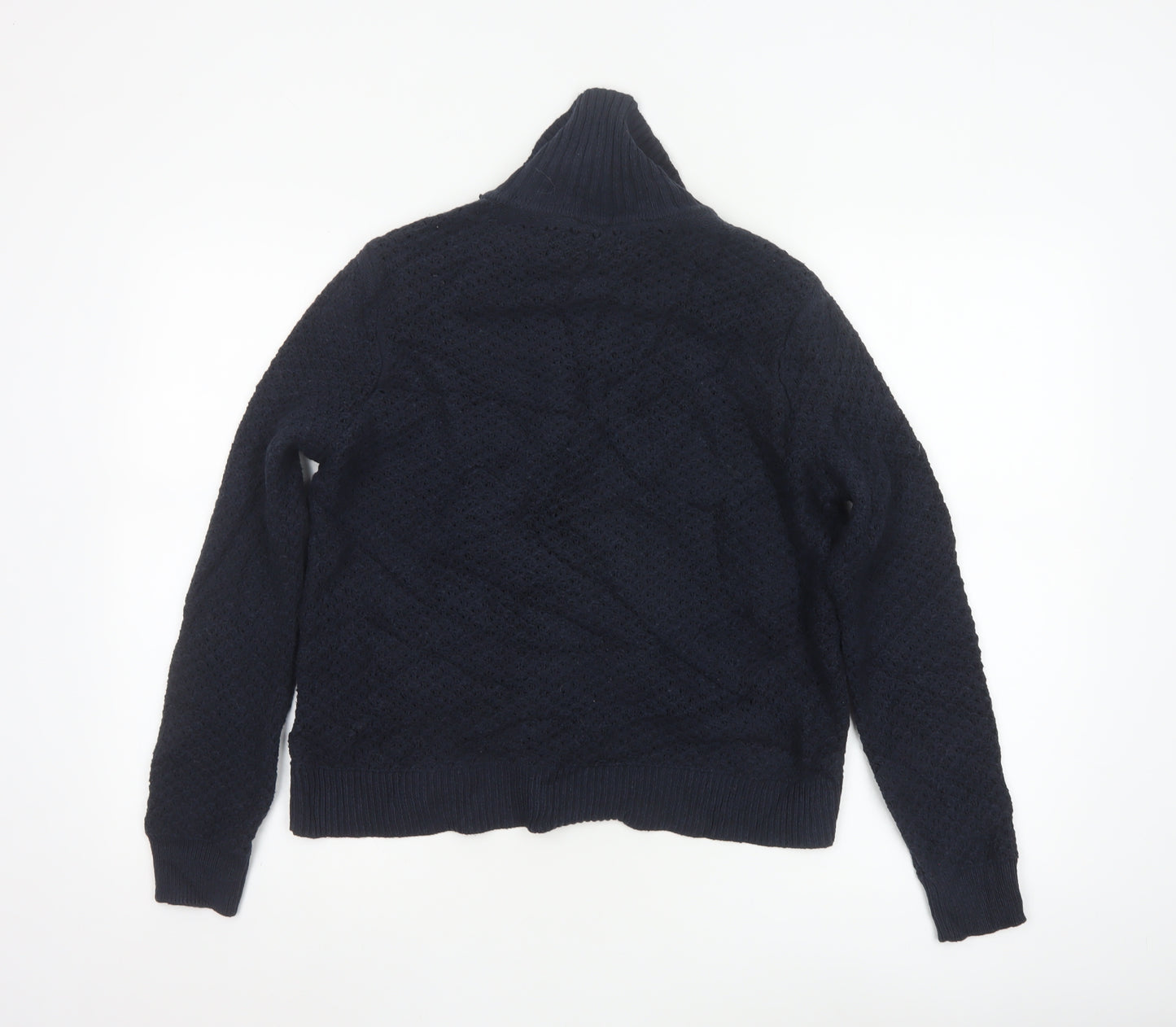 Marks and Spencer Women's Black Collared Knit Cardigan M