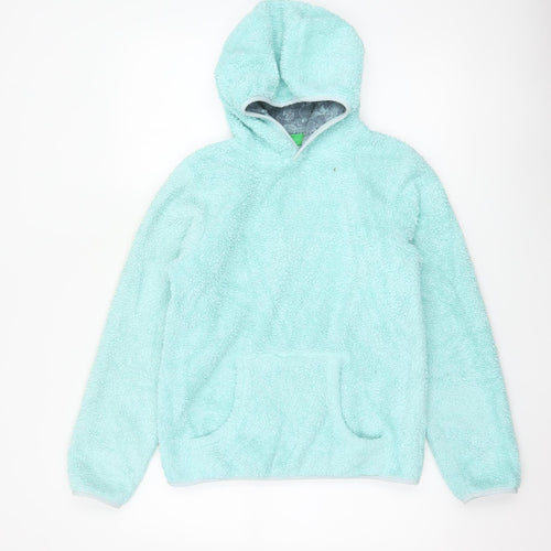 Mountain Warehouse Girls Blue Fleece Pullover Hoodie – Size 13 Years