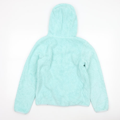 Mountain Warehouse Girls Blue Fleece Pullover Hoodie – Size 13 Years