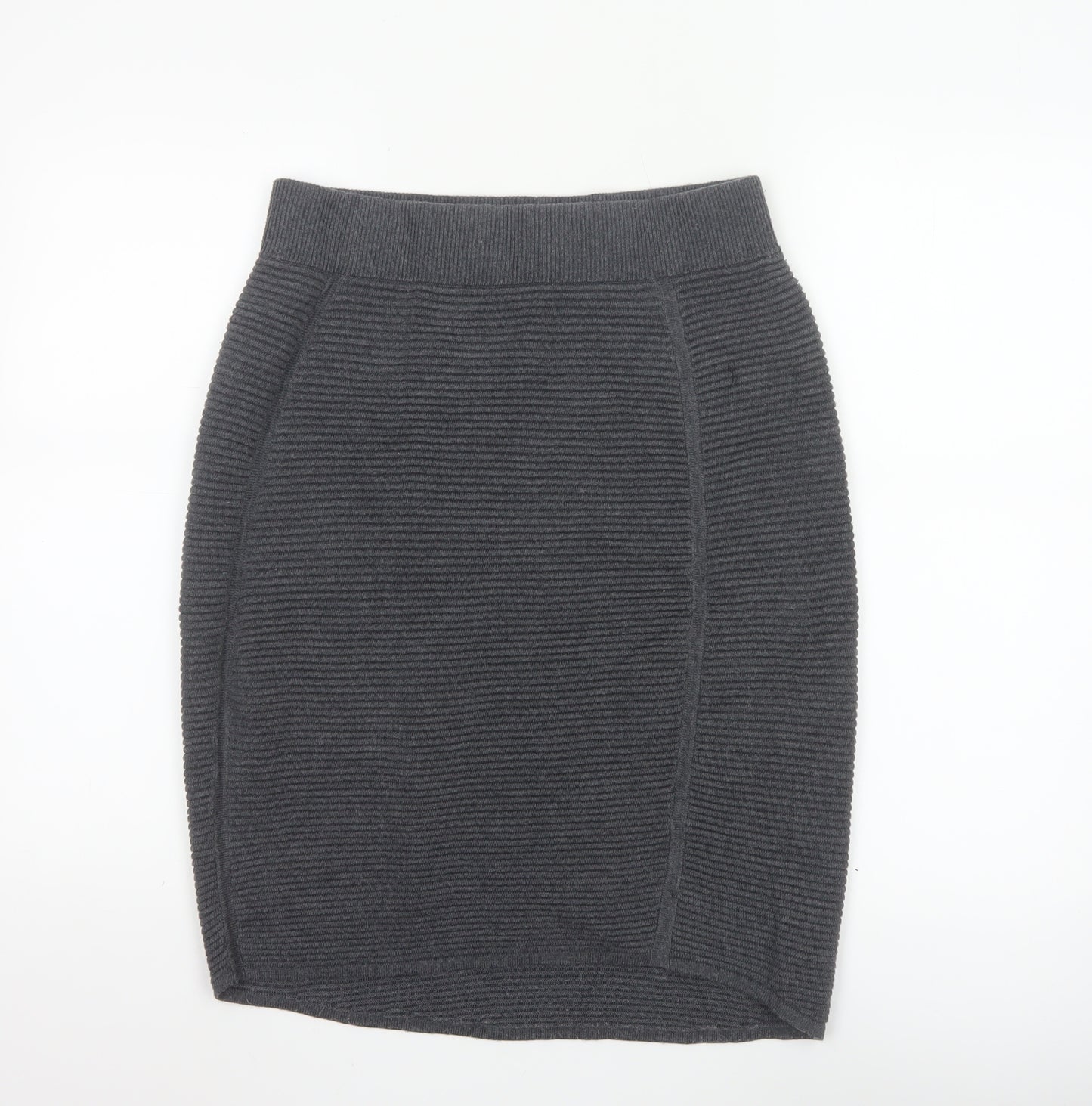 Oliver Bonas Women’s Grey Knit Pencil Skirt Size 10