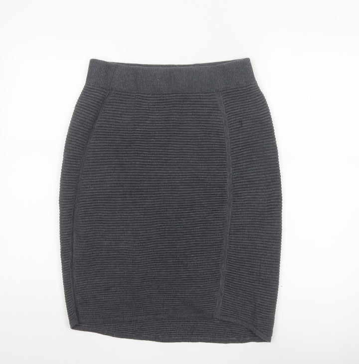 Oliver Bonas Women’s Grey Knit Pencil Skirt Size 10