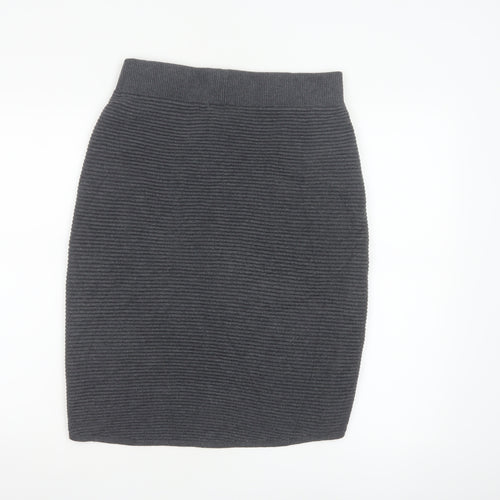 Oliver Bonas Women’s Grey Knit Pencil Skirt Size 10