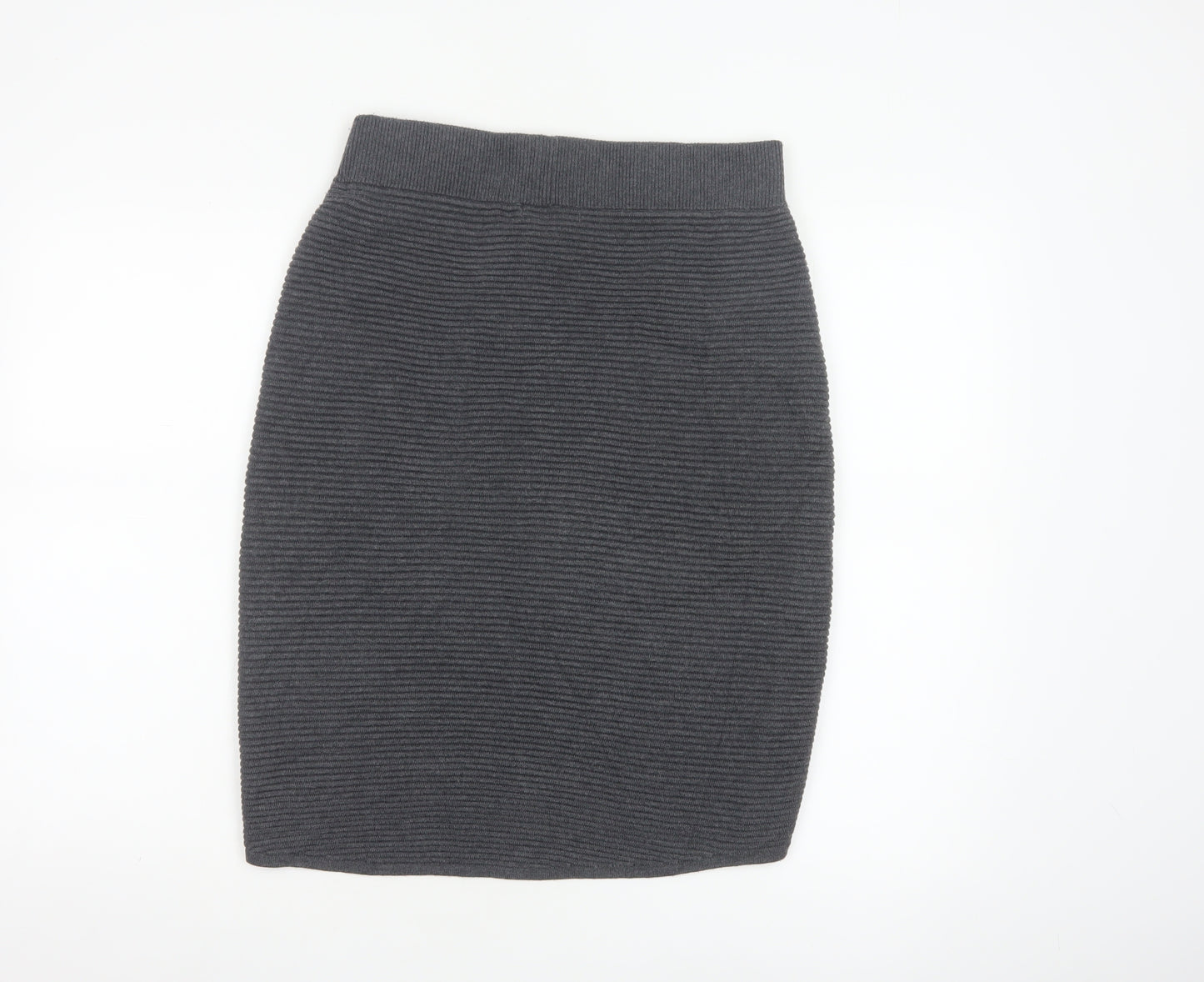 Oliver Bonas Women’s Grey Knit Pencil Skirt Size 10