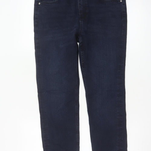 Marks and Spencer Women’s Blue Slim Jeans Size 14 Short