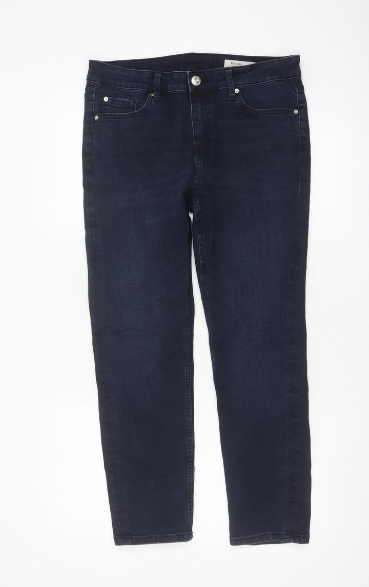 Marks and Spencer Women’s Blue Slim Jeans Size 14 Short