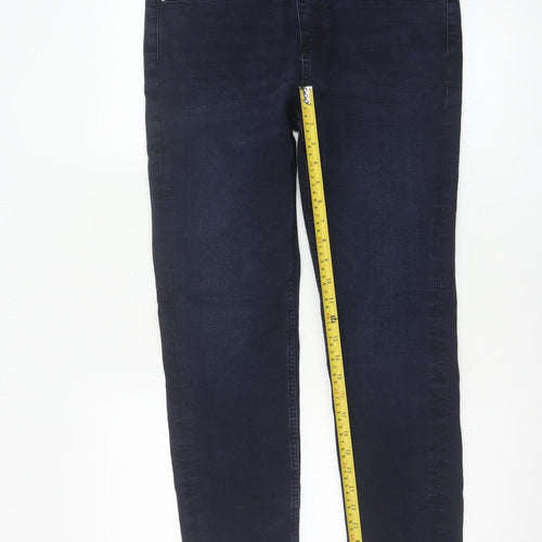 Marks and Spencer Women’s Blue Slim Jeans Size 14 Short