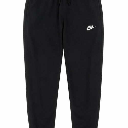 Nike Men's Black Fleece Jogger Trousers L Regular Fit