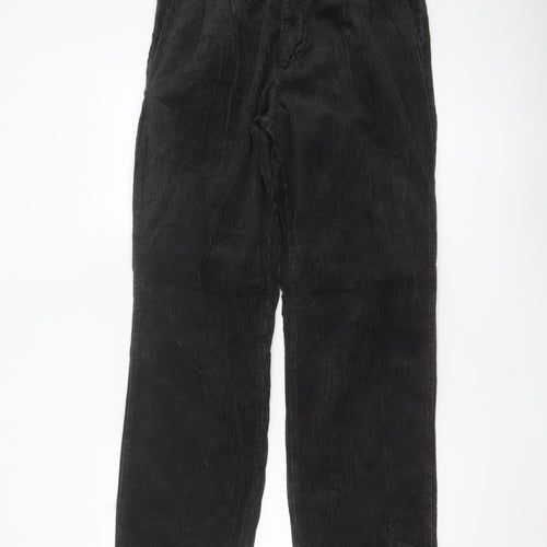 Wrangler Men's Black Corduroy Trousers 32x32 Regular Fit