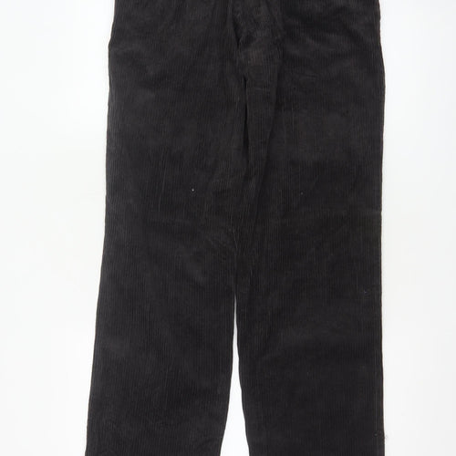 Wrangler Men's Black Corduroy Trousers 32x32 Regular Fit