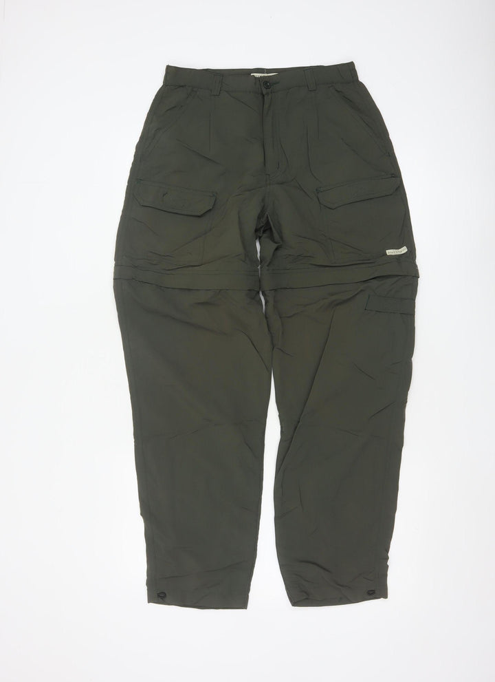 Royal Robbins Women’s Green Nylon Cargo Convertible Trousers Size 8