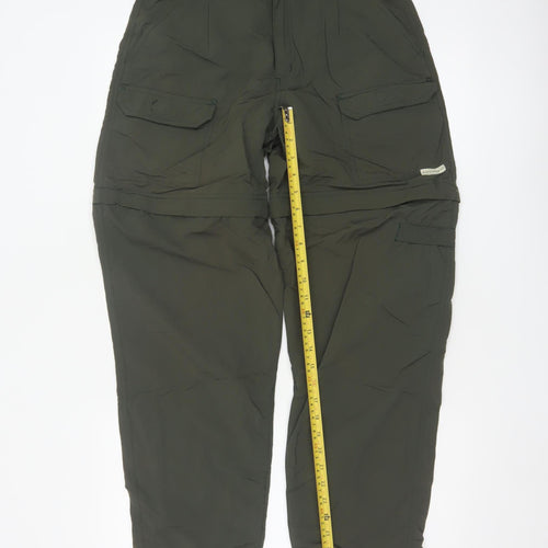 Royal Robbins Women’s Green Nylon Cargo Convertible Trousers Size 8