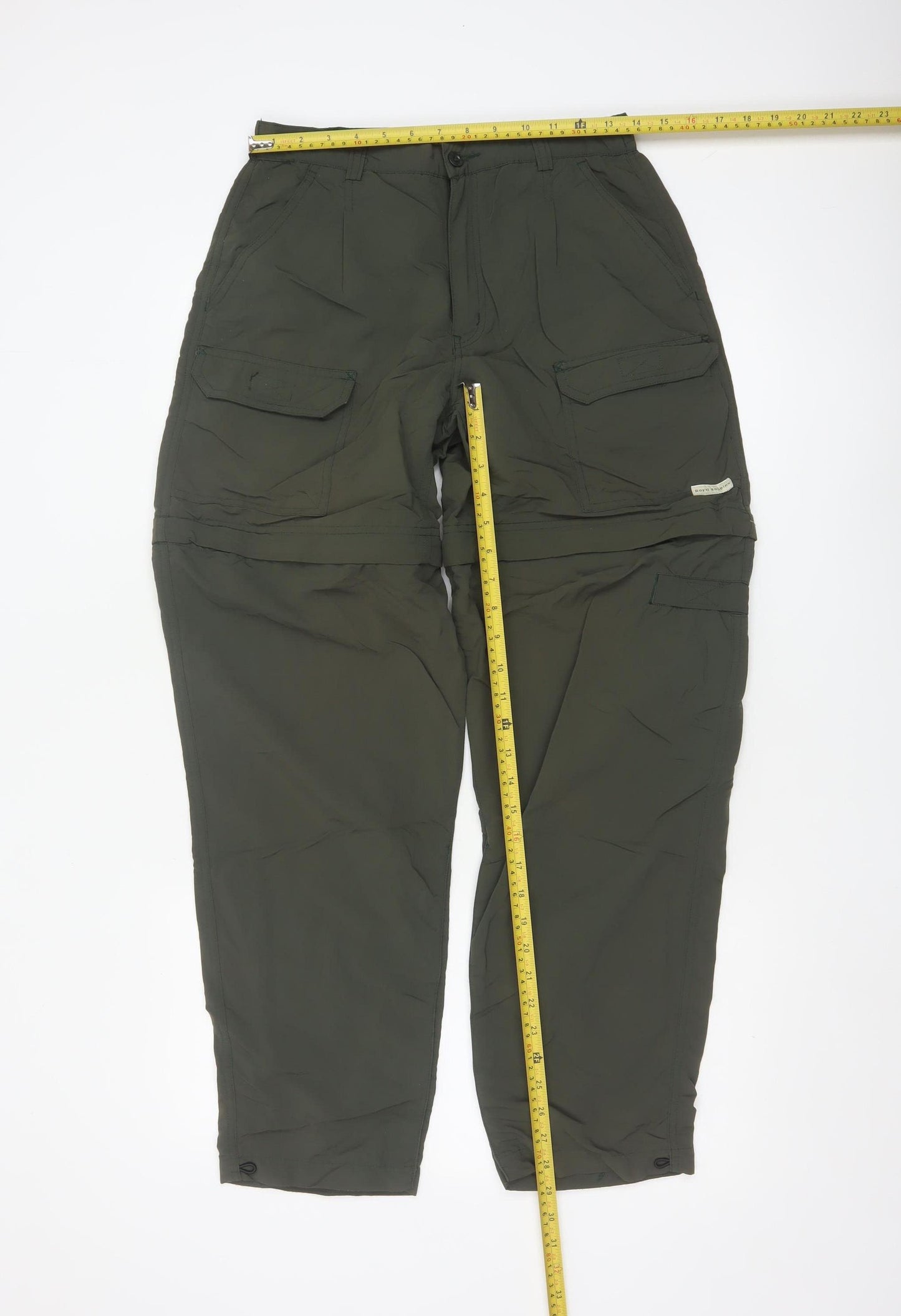 Royal Robbins Women’s Green Nylon Cargo Convertible Trousers Size 8
