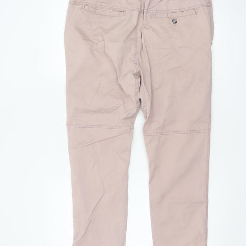 Cotton On Men's Pink Drake Roller Chino Trousers Size L 34in