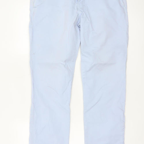 Ben Sherman Men’s Blue Chino Trousers 33W 32L Cotton Straight Leg