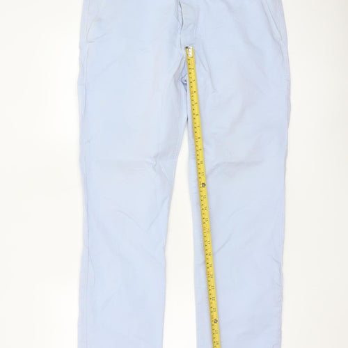 Ben Sherman Men’s Blue Chino Trousers 33W 32L Cotton Straight Leg