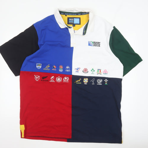 Sportfolio Rugby World Cup 2015 Men's Multicoloured 3XL Polo Shirt