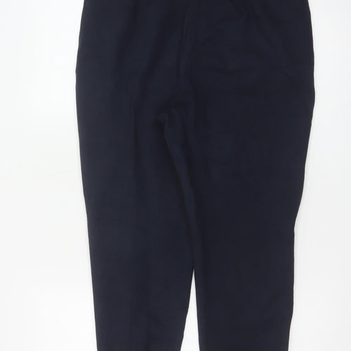 Marks and Spencer Women Blue Size 14 Cropped Trousers Workwear