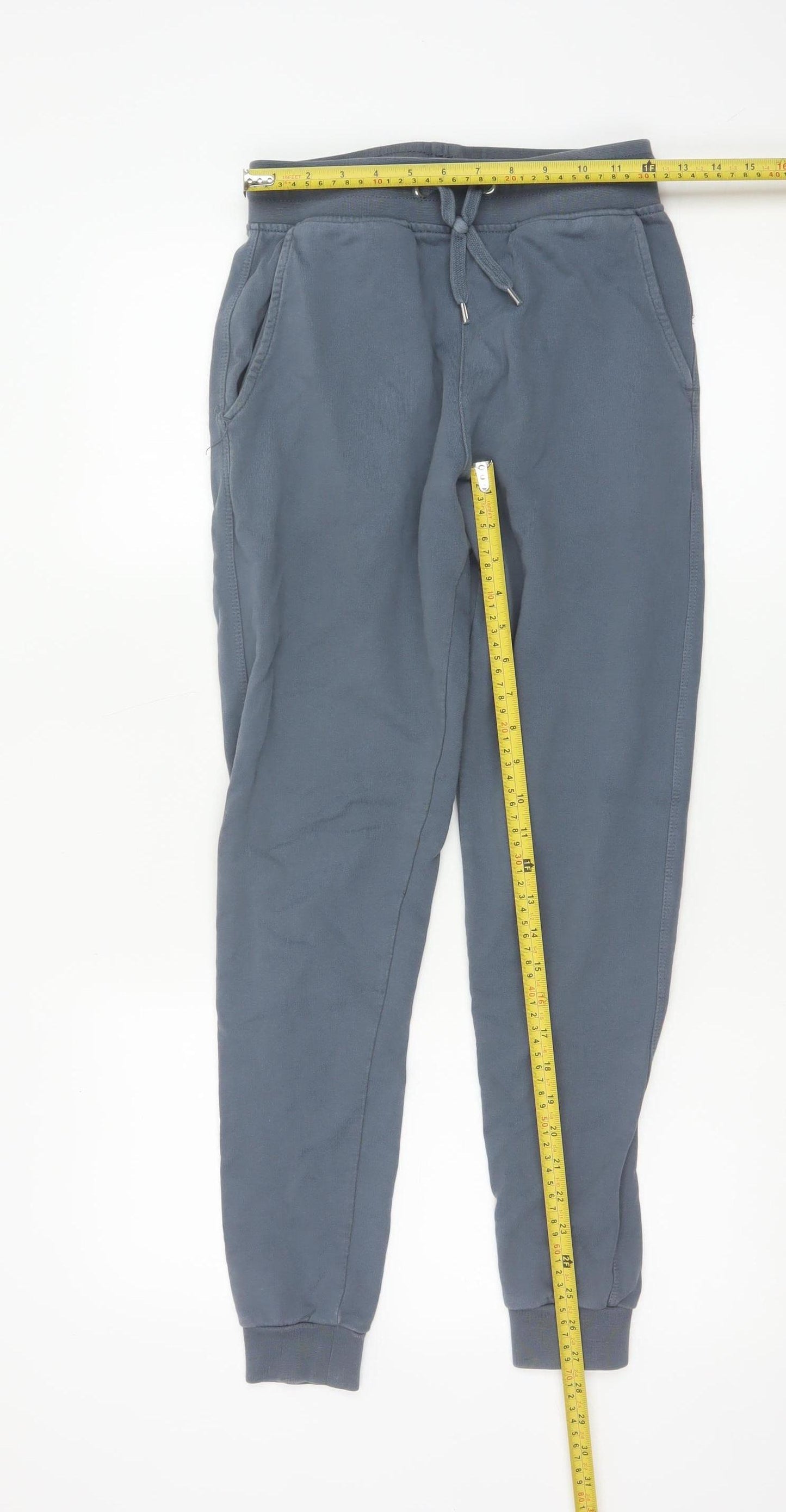 ASOS Men’s Blue Jogger Trousers 2XS Cotton Elastic Waist Casual
