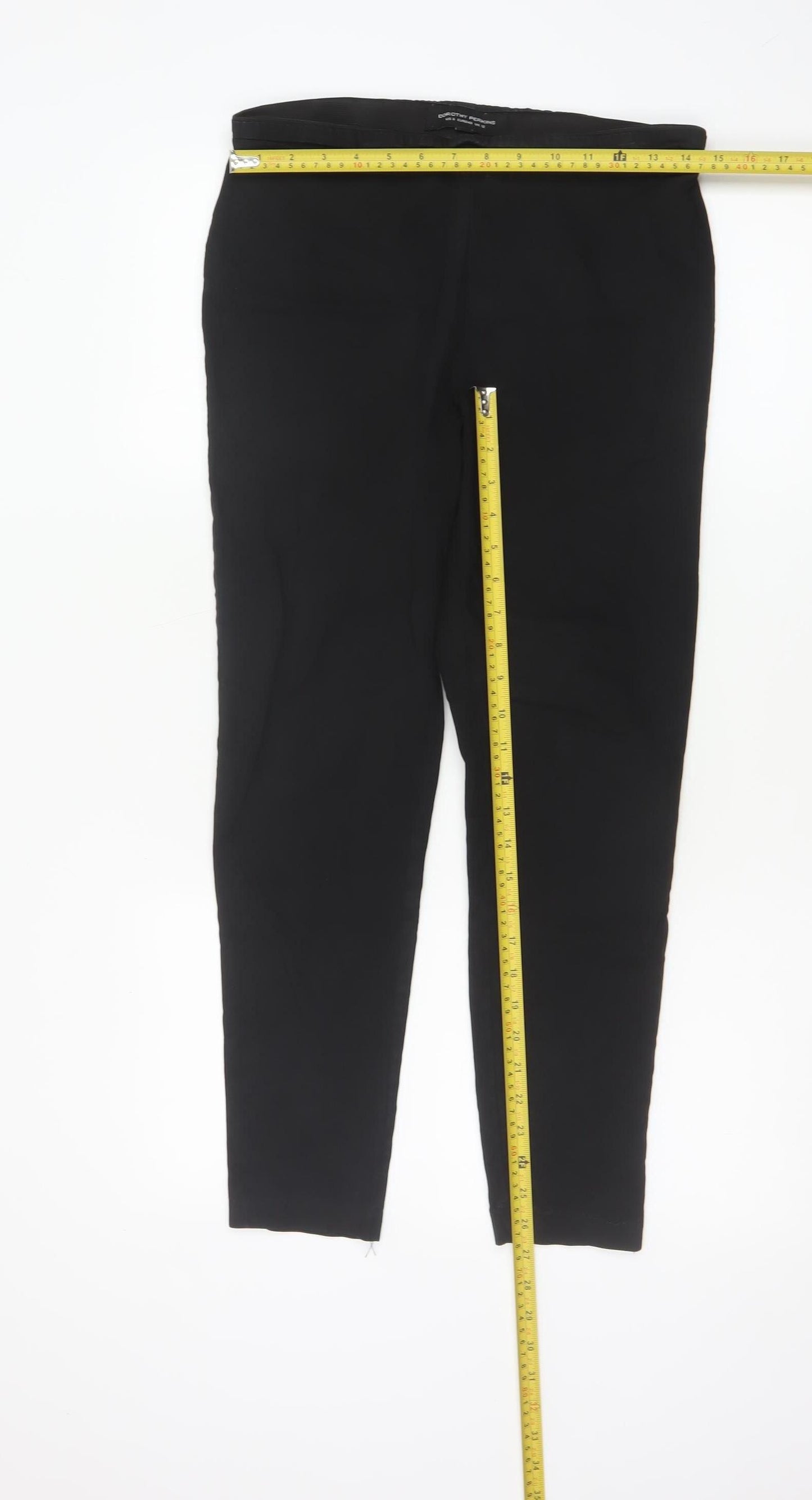 Dorothy Perkins Women's Black Size 12 Stretch Leggings