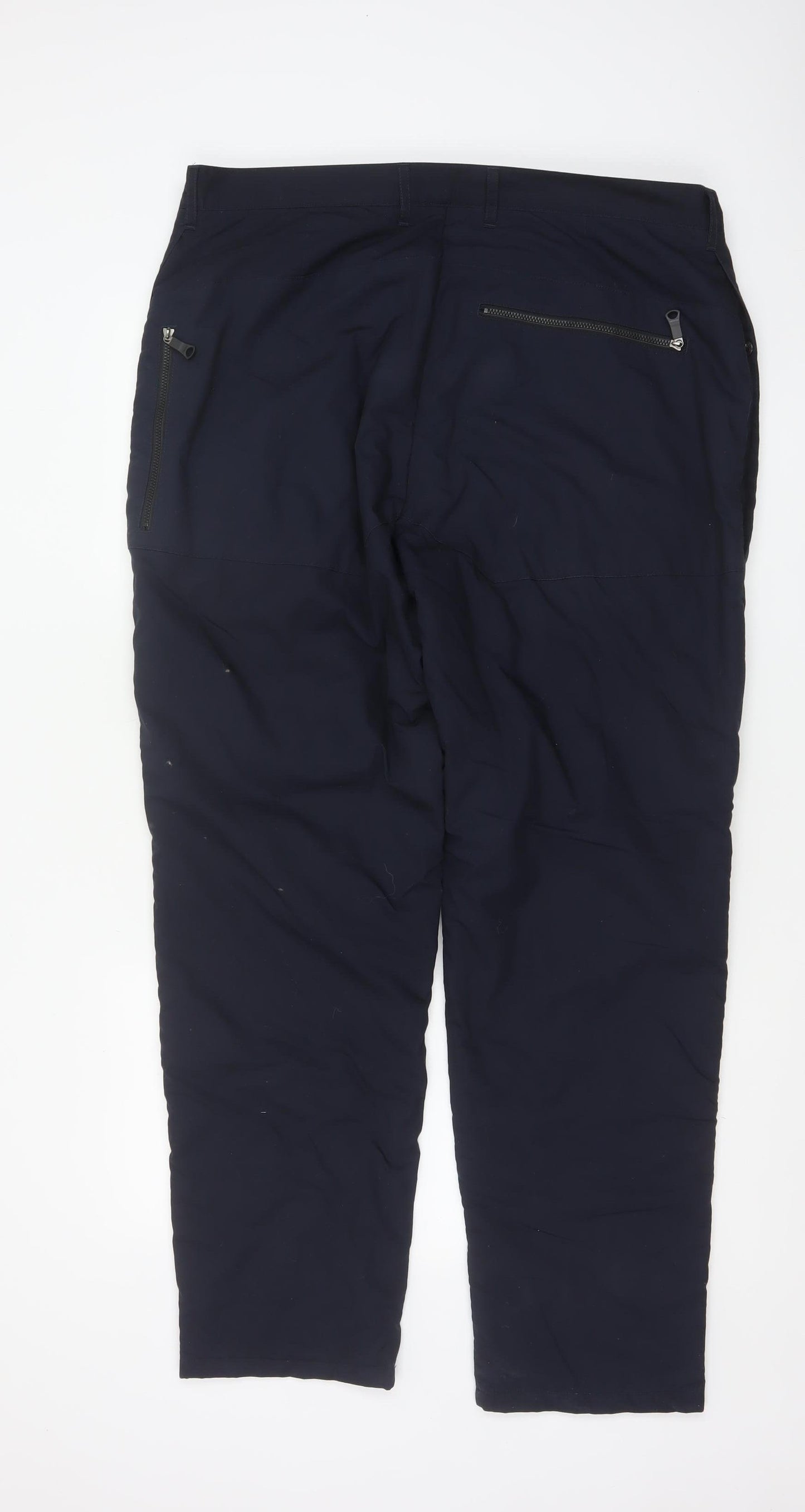 Rohan Men's Blue 38R Cargo Travel Trousers Polyester Cotton