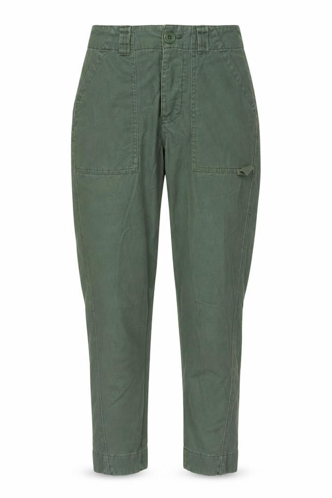 ASOS Women’s Green Cargo Trousers Size 6 Cotton Utility Pants