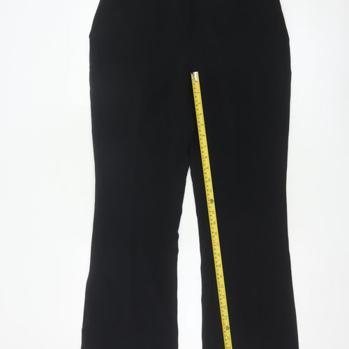 Marks and Spencer Per Una Women's Black Size 12 Bootcut Trousers