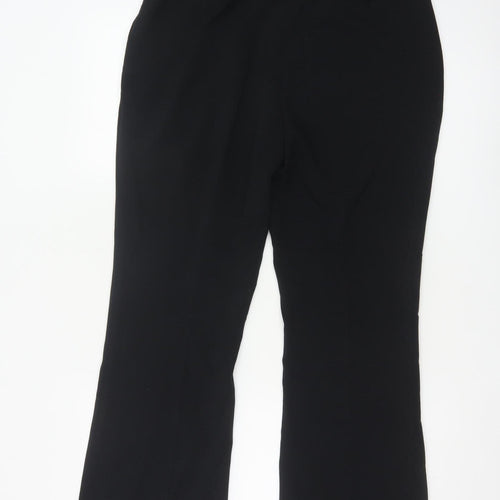 Marks and Spencer Per Una Women's Black Size 12 Bootcut Trousers