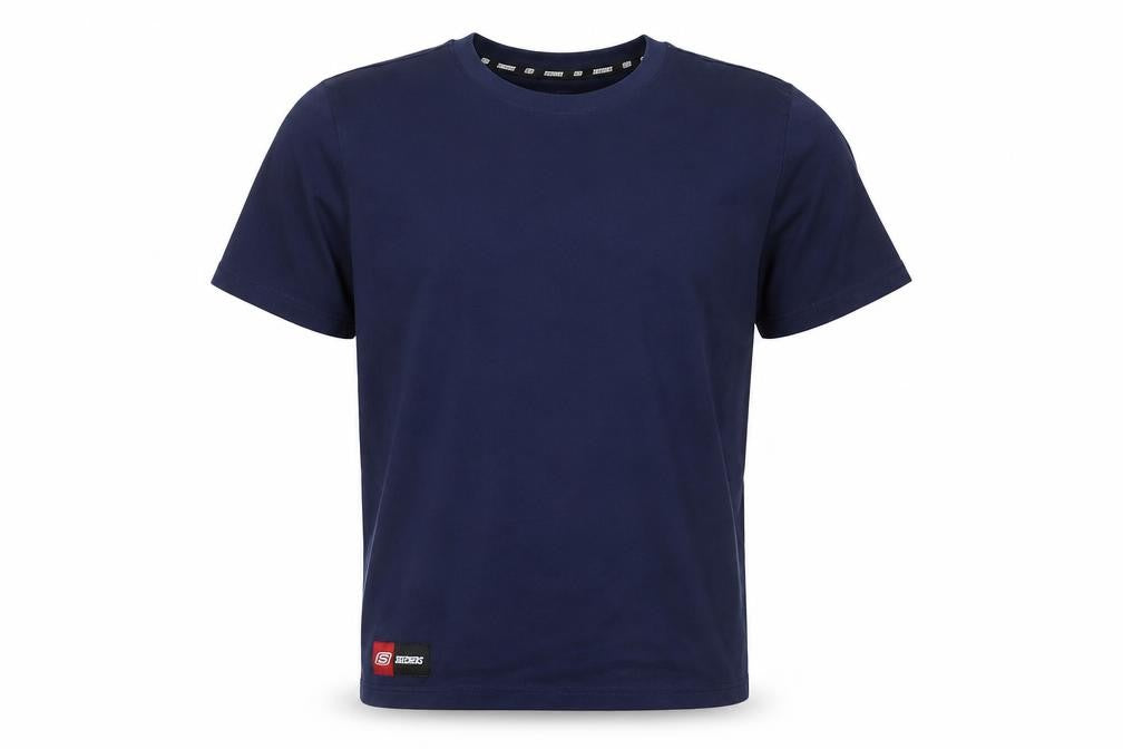 Skechers Men's Blue Cotton Crew Neck Short Sleeve T-Shirt M