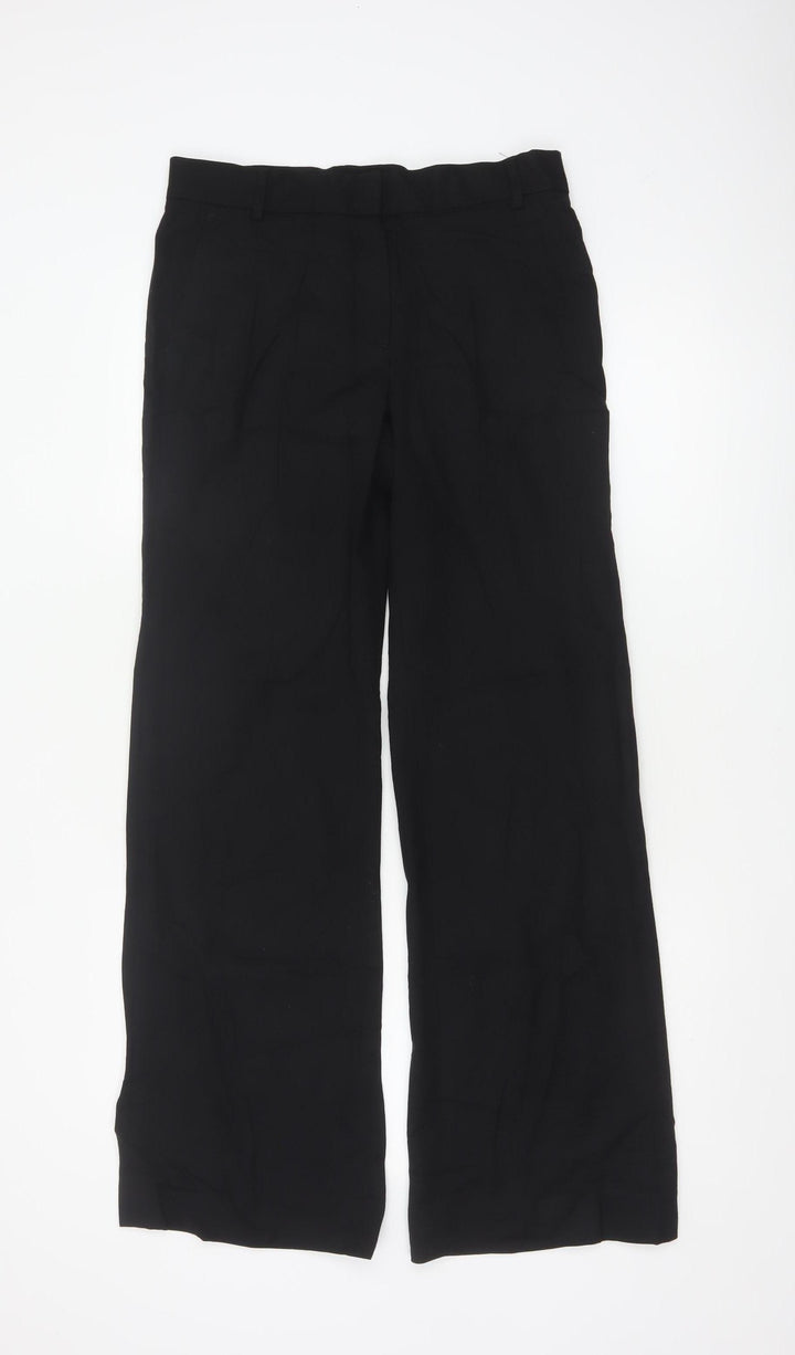 Nicole Farhi Women's Black Wool Dress Pants Size 10