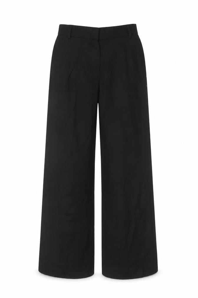 Front view of Nicole Farhi Women's Black Wool Dress Pants, size 10