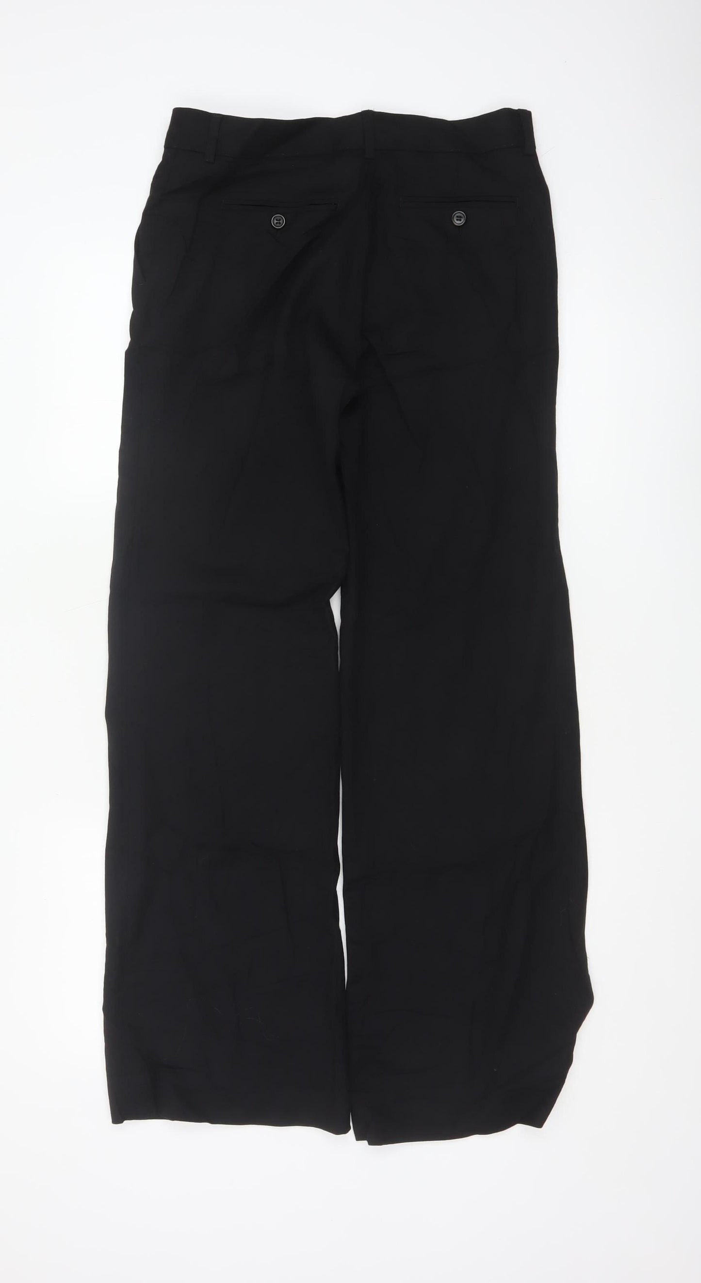 Nicole Farhi Women's Black Wool Dress Pants Size 10