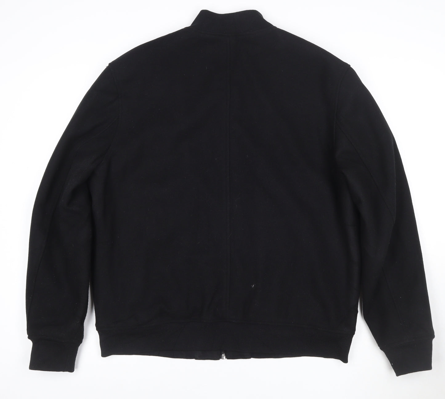 Marks and Spencer Men's Black L Bomber Jacket Cotton Blend