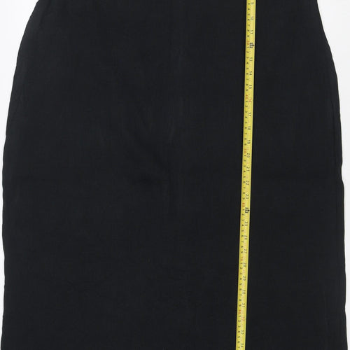 Marks and Spencer Women's Black Size 12 Sleeveless Bodycon Work Dress