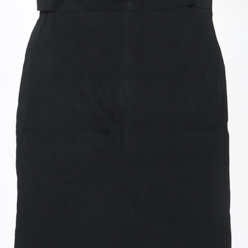 Marks and Spencer Women's Black Size 12 Sleeveless Bodycon Work Dress