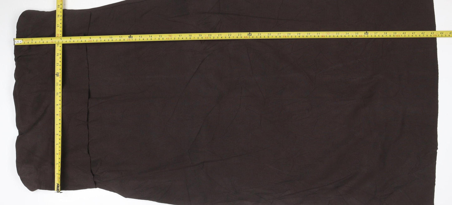 Marks and Spencer Women’s Brown Size 20 Bodycon Stretch Dress