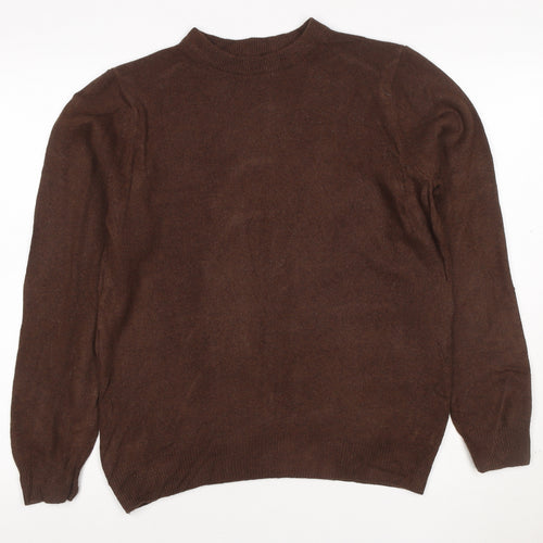 Marks and Spencer Men's Brown Wool Pullover Jumper M