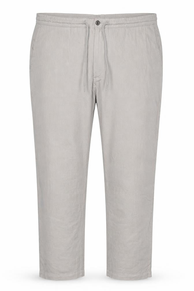 Marks and Spencer Men’s Beige Linen Blend Regular Fit Chino Trousers 46/29