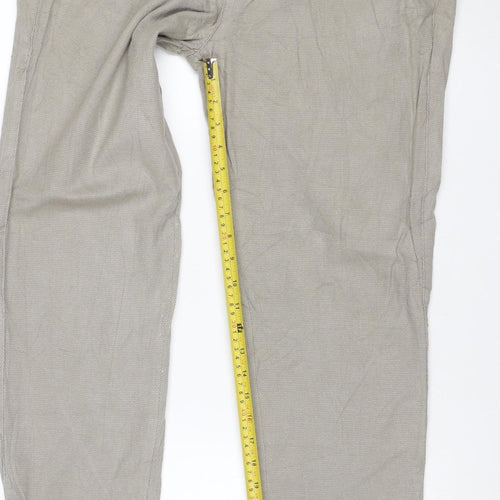 Knowledge Cotton Apparel Men's Beige Chino Trousers W36 L32