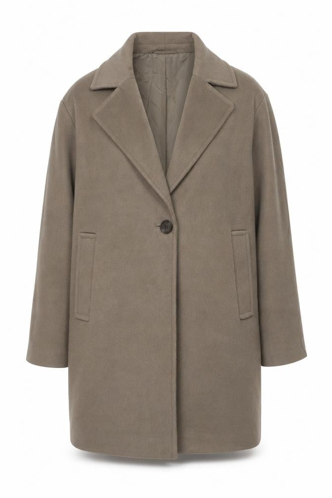Marks and Spencer Women's Brown Size 16 Classic Overcoat