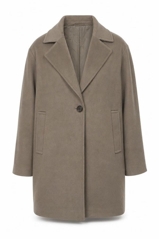 Marks and Spencer Women's Brown Size 16 Classic Overcoat