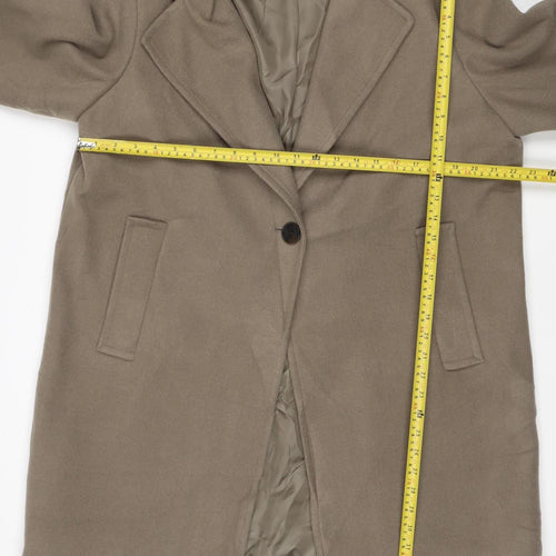 Marks and Spencer Women's Brown Size 16 Classic Overcoat