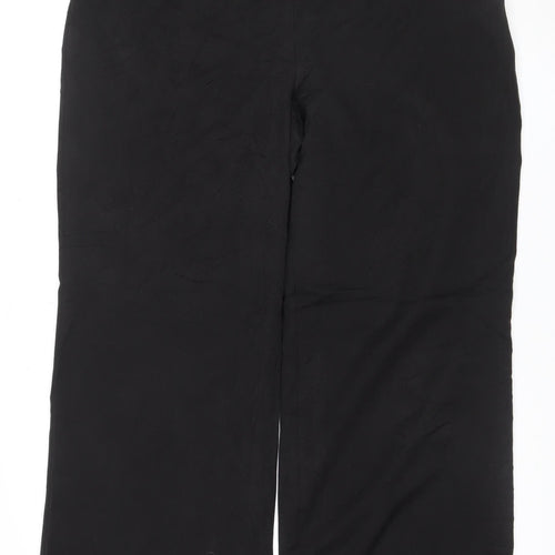 B Very Women’s Black Size 18 Wide-Leg Cropped Trousers