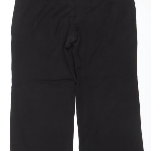 B Very Women’s Black Size 18 Wide-Leg Cropped Trousers