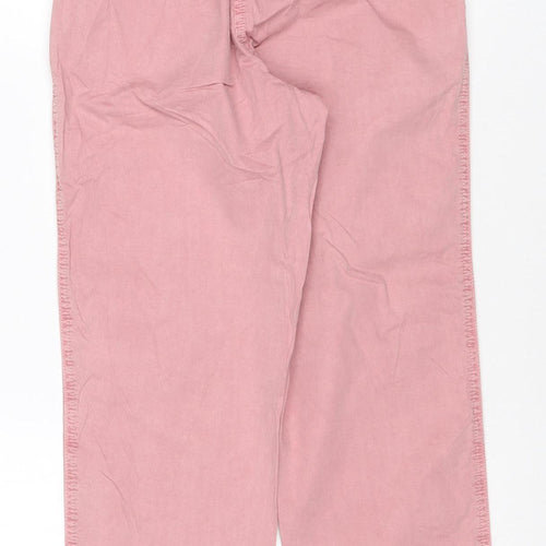 Marks and Spencer Women Pink Straight Cotton Jeans Size 6