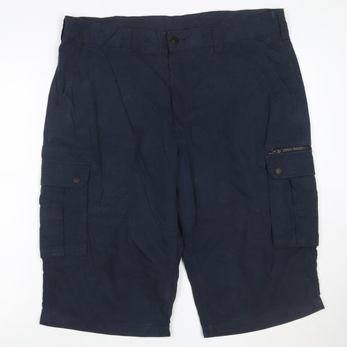 Next Men's Blue Cargo Shorts W36 Casual Workwear