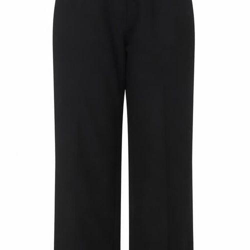 Marks and Spencer Women Black UK 18 Short Polyester Straight Trousers